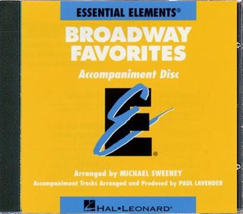 Essential Elements Broadway Favorites - Cd Accompaniment