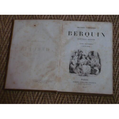 Oeuvres Completes De Berquin - Tome 2 L'ami Des Enfants - 1840