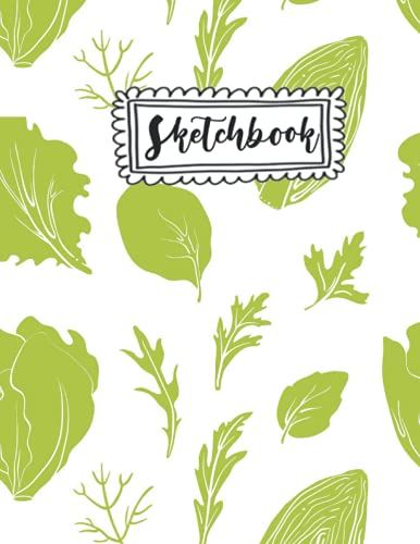 Sketchbook: Lettuce Sketchbook A4: Sketching, Drawing Pad For Adults And Kids (8.5 X 11 ) 120 Pages