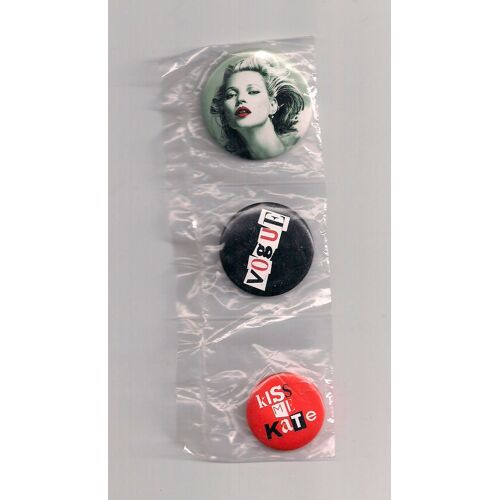 Pins Bagdes Kate Moss Par Vogue