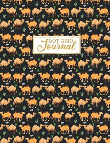 Camel Dot Grid: Camel Pattern Notebook Journal, Student Exercise Notebook, Homework Camel Notebook For School Girls Kids, 8.5"X11" Inches