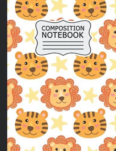 Lion Composition Notebook: Lion Notebook, Nifty Wide Ruled Paper Notebook Journal | Cute Lion, Lined Workbook For Teens Kids Students Girls For Home School College For Writing Notes ... .