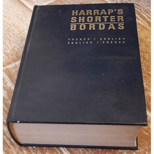 Dictionnaire Harrap S Shorter Bordas - Français/Anglais Anglais/Français