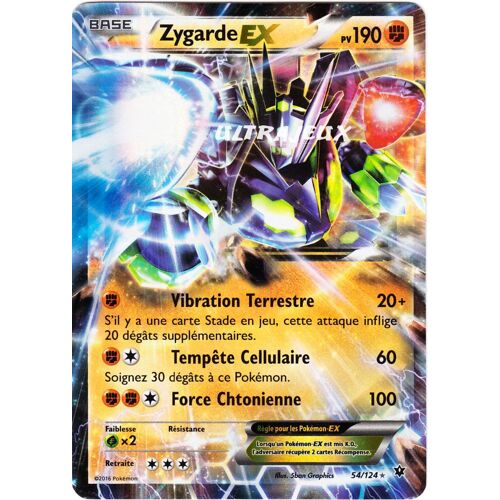 Pokémon - 54/124 - Xy - Impact Des Destins - Zygarde Ex - Ex