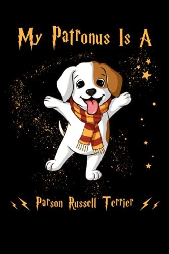 My Patronus Is A Parson Russell Terrier Notebooks, Logbook, Composition Book, Journal 110 Pages 6x9 In