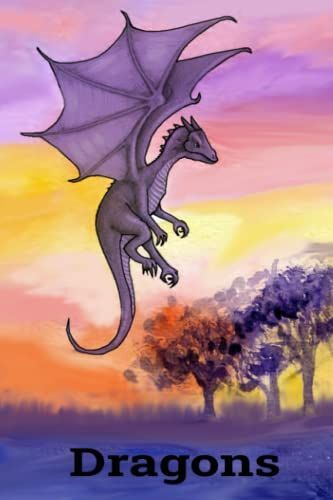 Dragon Notebook Journal Diary Blank Book 6" X 9" 102 Pages