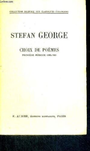 Choix De Poemes - Collection Bilingue Des Classiques Etrangers