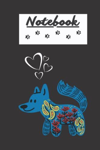 Notebook: Nice Black Notebook, 100 Pages, Size 6×9 Inches