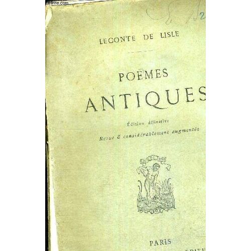 Poemes Antiques