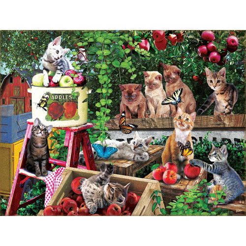 Puzzle Pièces Xxl - Récolte Des Pommes - Puzzle 500 Pièces