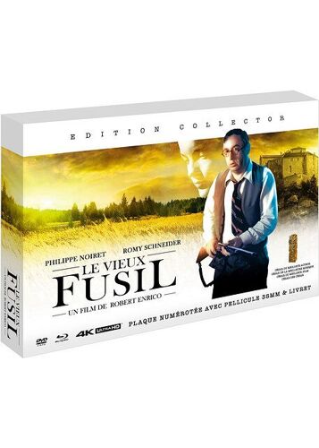 Le Vieux Fusil - Édition Collector Numérotée - 4k Ultra Hd + Blu-Ray + Dvd + Livre + Plaque Plexiglass