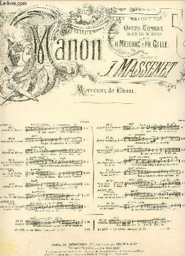 Manon - Ah! Fuyez Douce Image!... - Acte Iii