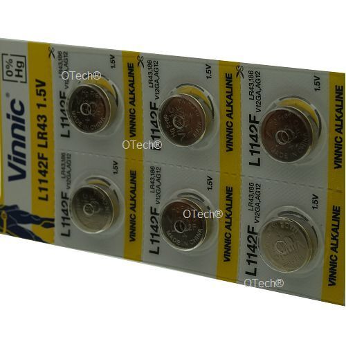 Pack de 10 piles Vinnic pour DIVERS AG12 - Garantie 1 an
