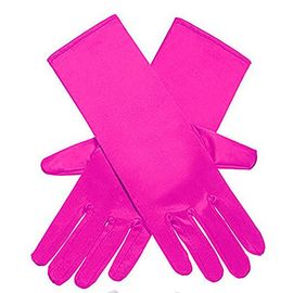 Costume De Princesse Reine Des Neiges Pour Filles,Gants En Satin,Fête D'enfants,Mariage,Reconstitution Historique Formel,Fête D'anniversaire - Type Rose