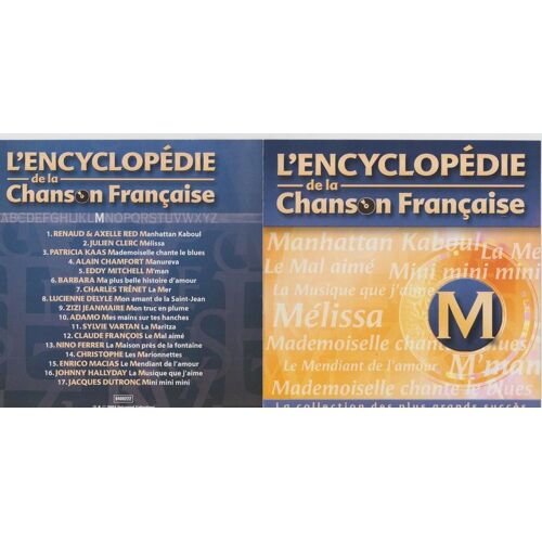 (M) L'encyclopedie De La Chanson Francaise Red Renaud Chamfort Hallyday Claude Francois Barbara Trenet Christophe Dutronc 