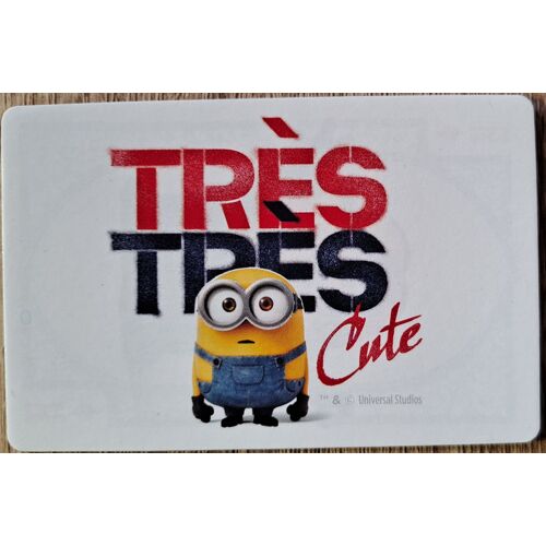 Carte Les Minion Carrefour 2015 - Roi De Pique - Très Très Cute