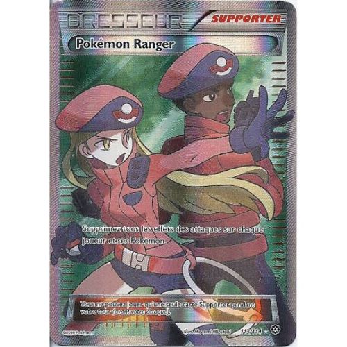 Carte Pokemon - Xy11 - Offensive Vapeur - Pokémon Ranger - Dresseur  - 113/114 - Ultra Rare - Full Art - Vf