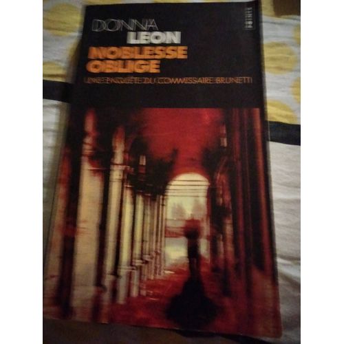 Noblesse Oblige De Donna Leon