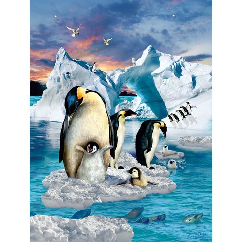 Puzzle Pièces Xxl - Colonie De Pingouin - Puzzle 500 Pièces