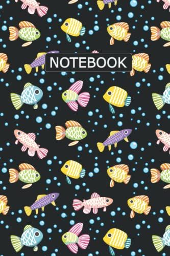 Fish Notebook: Fish Lovers Blank Lined Journal Notebook For Men Women Girls And Kids Gifts