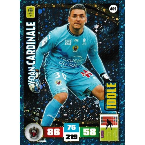 N° 409 - Carte Adrenalyn 2016 / 2017 - Yoan Cardinale - Nice - Idole