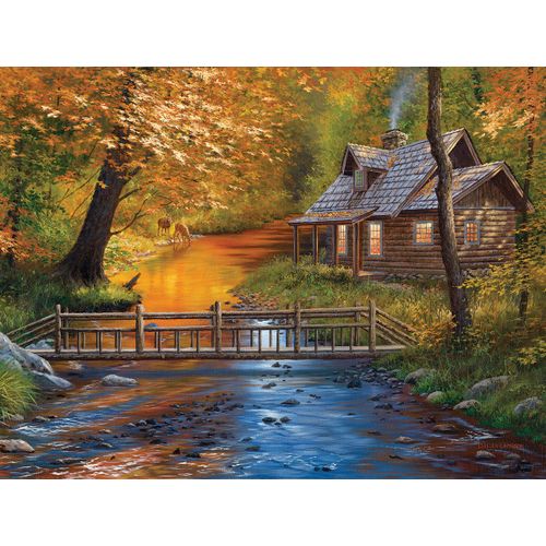 Puzzle Pièces Xxl - Voisins Du Ruisseau - Puzzle 500 Pièces
