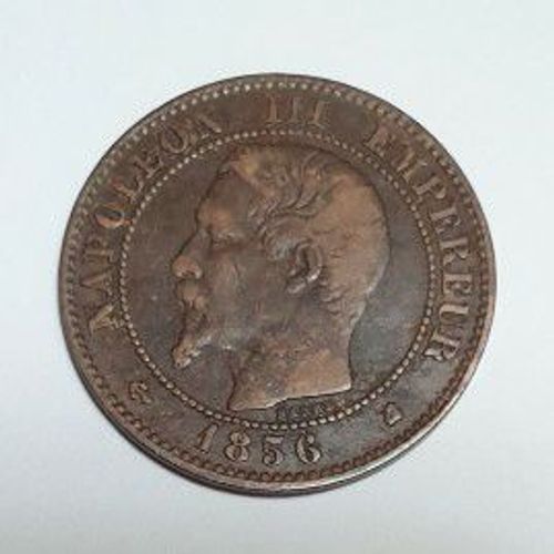 Piece 1856 Napoléon Iii 2 Centimes K
