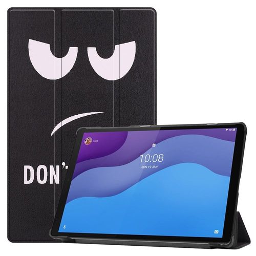Housse Etui Coque Pochette Simili Cuir Pour Lenovo Tab M10 Hd 2gen. Tb-X306x / Tb-X306f (10,1 Pouces) - Don't Touch Me