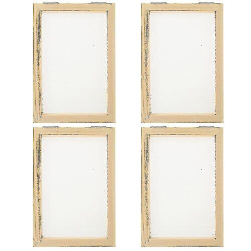 4pcs Papier Fabrication Cadre Bricolage Fabrication De Papier Cadre Fabrication De Papier Fabrication Bois Cadre En Bois Papier-ZZY