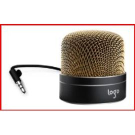 Enceinte filaire IDOL gris grille or