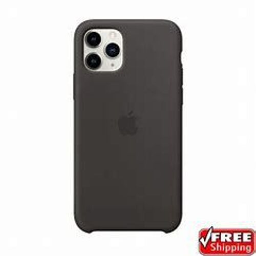 Apple - Coque de protection pour téléphone portable - cuir - noir - pour iPhone 11 Pro