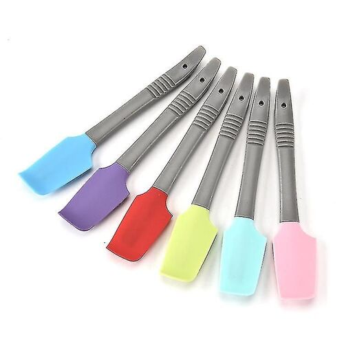 Mini Spatule En Silicone Pot Antiadhésif Spatule Grattoir De Cuisine (6pcs)-Zzy