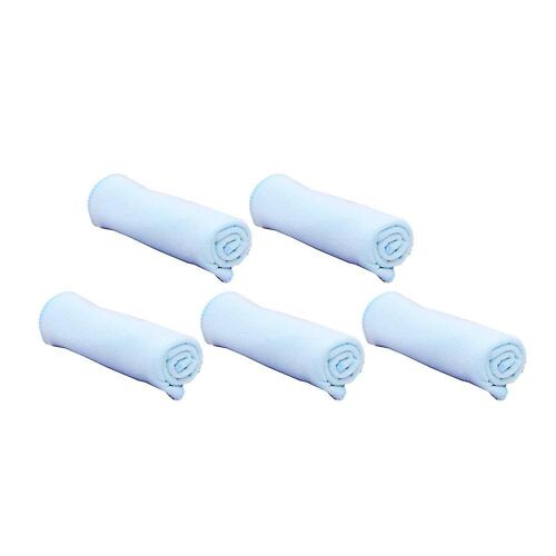 5 Pcs Mixed Color Microfiber Car Cleaning Towel Kitchen Washing Polish Duster