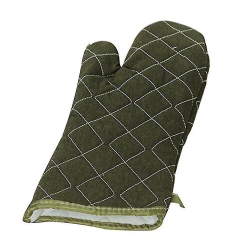 1 paire Plaid Antidérapant Anti-brûlure Cuisine Micro-ondes Gants Cuisson Four Mitaines