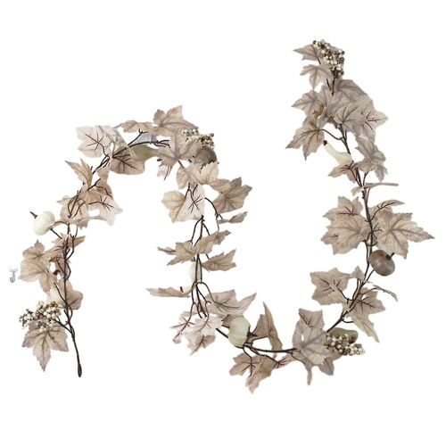 Feuille D'érable Réaliste Vigne Réutilisable Simulé Polyvalent Canne D'érable Pour La Décoration D'automne