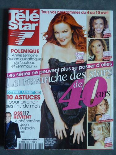 Télé Star, Marcia Cross Cover, Laurent Kerusore, Jean Dujardin, Mimie Mathy, Christina Applegate...