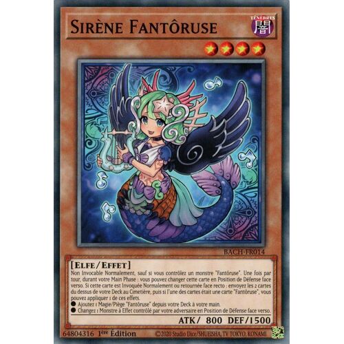 Yu Gi Oh Bach Fr014 Sirène Fantôruse