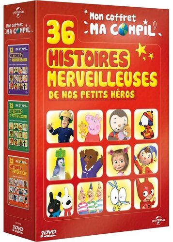 Ma Compil' - Coffret : 12 Histoires Pour Fêter L'été + 12 Histoires Pour Ton Anniversaire + 12 Histoires Pour Les Petits Écoliers - Pack