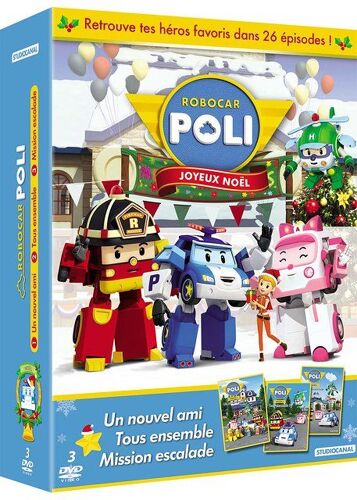 Robocar Poli - Coffret : Un Nouvel Ami ! + Tous Ensemble ! + Mission Escalade - Pack