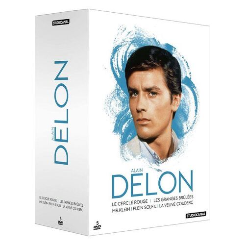 Coffret Alain Delon : Le Cercle Rouge + Les Granges Brûlées + Mr. Klein + Plein Soleil + La Veuve Couderc - Pack