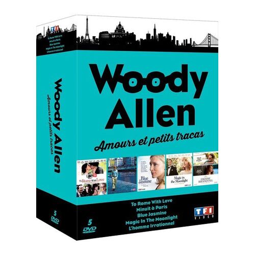 Woody Allen - Amours Et Petits Tracas : To Rome With Love + Minuit À Paris + Magic In The Moonlight + Blue Jasmine + L'homme Irrationnel - Pack