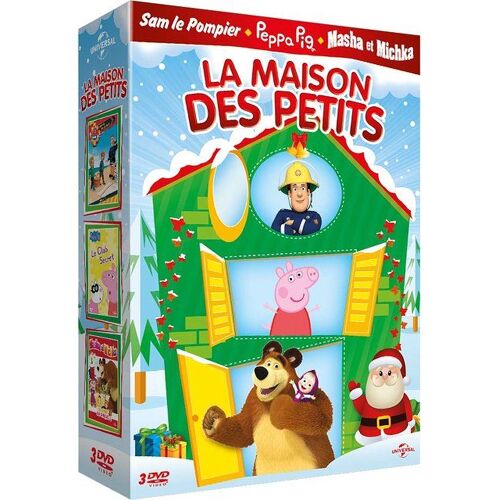 Maison Des Petits - Coffret : Sam Est En Vacances, Peppa Pig : Le Club Secret, Masha & Michka : Les Rois Du Cirque - Pack