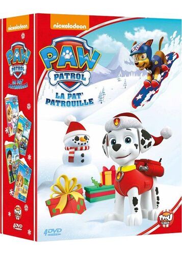 Paw Patrol, La Pat' Patrouille - Le Coffret 4 Dvd : Une Nouvelle Amie + Bienvenue Ruben ! + Tous À L'eau ! + Une Équipe De Champions - Pack