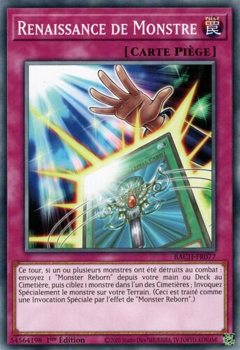 Yu Gi Oh Bach Fr077 Renaissance De Monstre