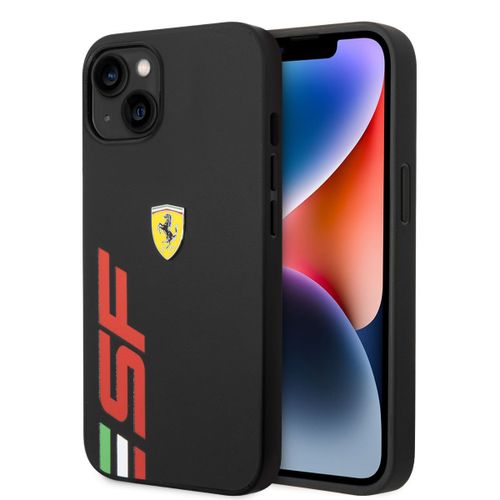 Ferrari Iphone 14 Hardcase Backcover - Big Sf Logo - Black