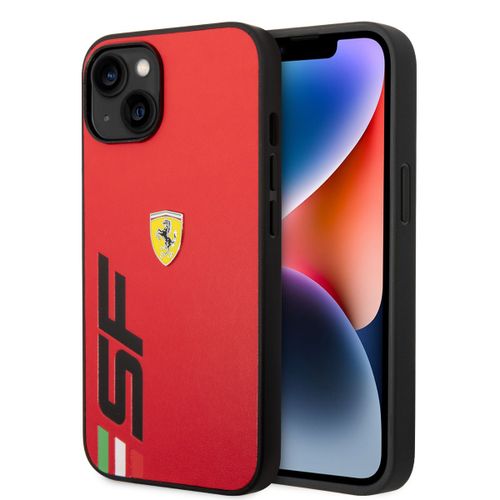 Ferrari Iphone 14 Hardcase Backcover - Big Sf Logo - Red