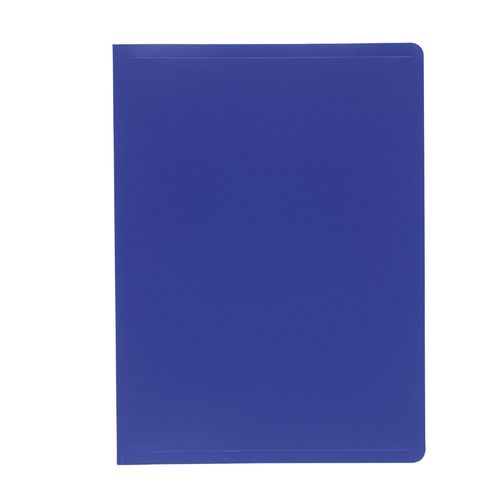 Porte Vues Prolypropylène Souple Pochettes Grainées Opaque 20 Vues - A4 Bleu