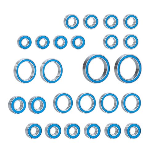Kit De Roulement À Billes En Métal, 26 Pièces, Mise À Niveau Bleue, Pièces Pour Camions À Chenilles Trx4 Rc Voiture De Loisirs, Bricolage Modifié, 1/10
