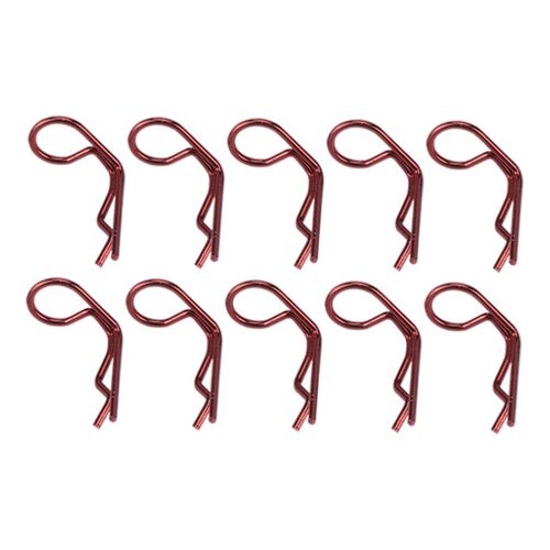 10 Pièces De Clips Universels En Métal En Forme De R Pour Télécommande 1/8 De Voiture Rc, Pièces De Décoration Pour Modèle De Voiture D'Escalade