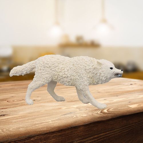 Figurines De Loup En Plastique, Figurines De Forêt, Décoration De Gâteau, Créatures Miniatures, Modèle Animal Éducatif Pour Enfants, Cadeau